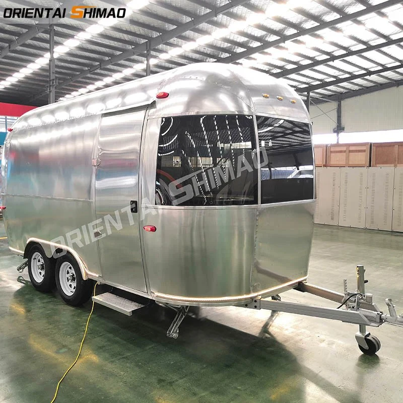 Que tipo de empresa alimentícia o Aluminum Airstream Food Truck pode fazer？