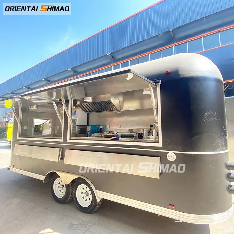 Como consertar um Food Trucks Mobile Food Trailer mal executado？