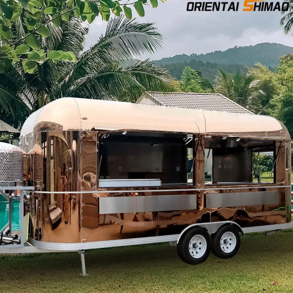 Trailer de alimentos de concessão Airstream