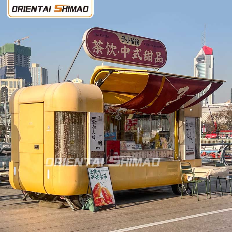 Carrinho de café móvel