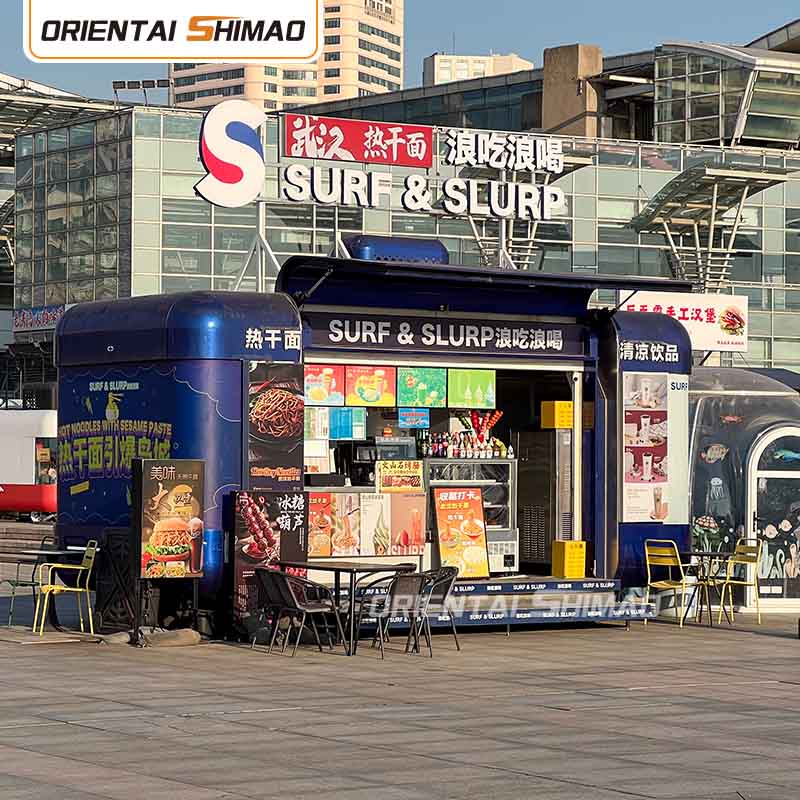 Food Van Usado Food Truck para venda Mobile Kitchen Catering Food Trailer Food Truck