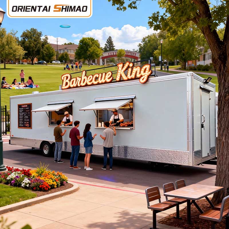 Carrinho de sorvete Gelato Sobremesa Churros Mobile Catering Food Trailer Serviço de rua Food Truck