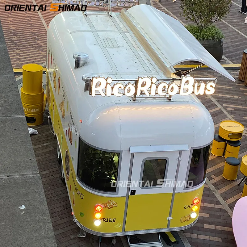 trailer de comida de rua airstream